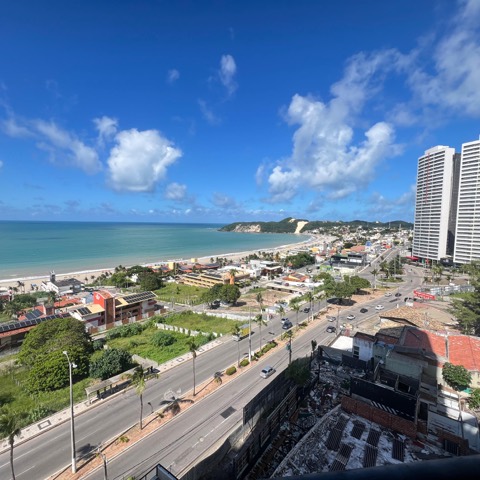 Panorâmica da praia de Ponta Negra